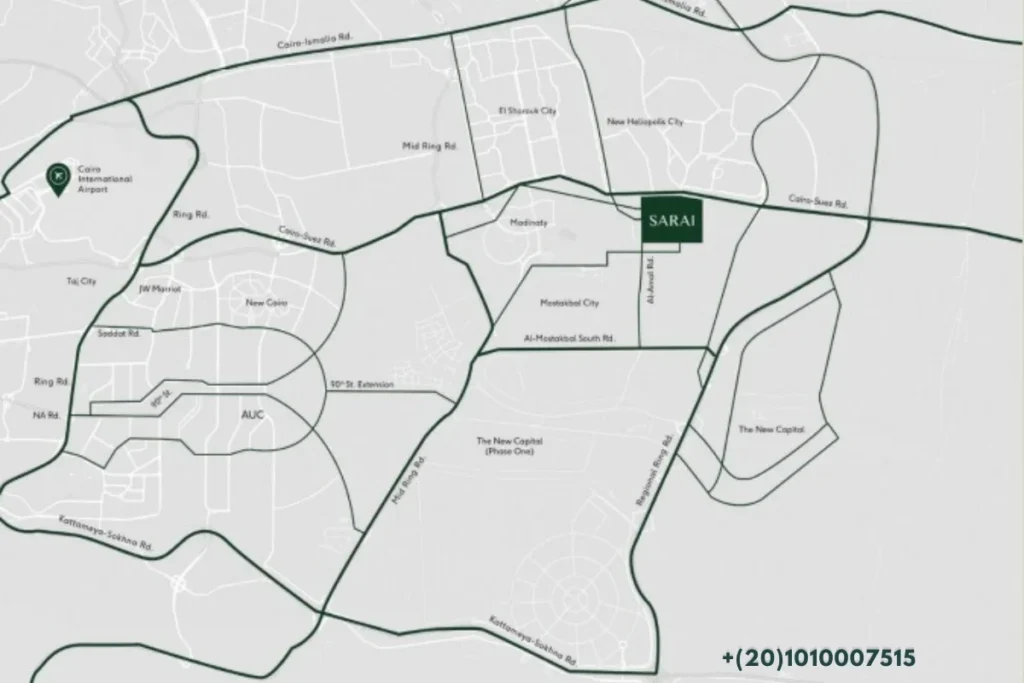 موقع سراي القاهرة الجديدة